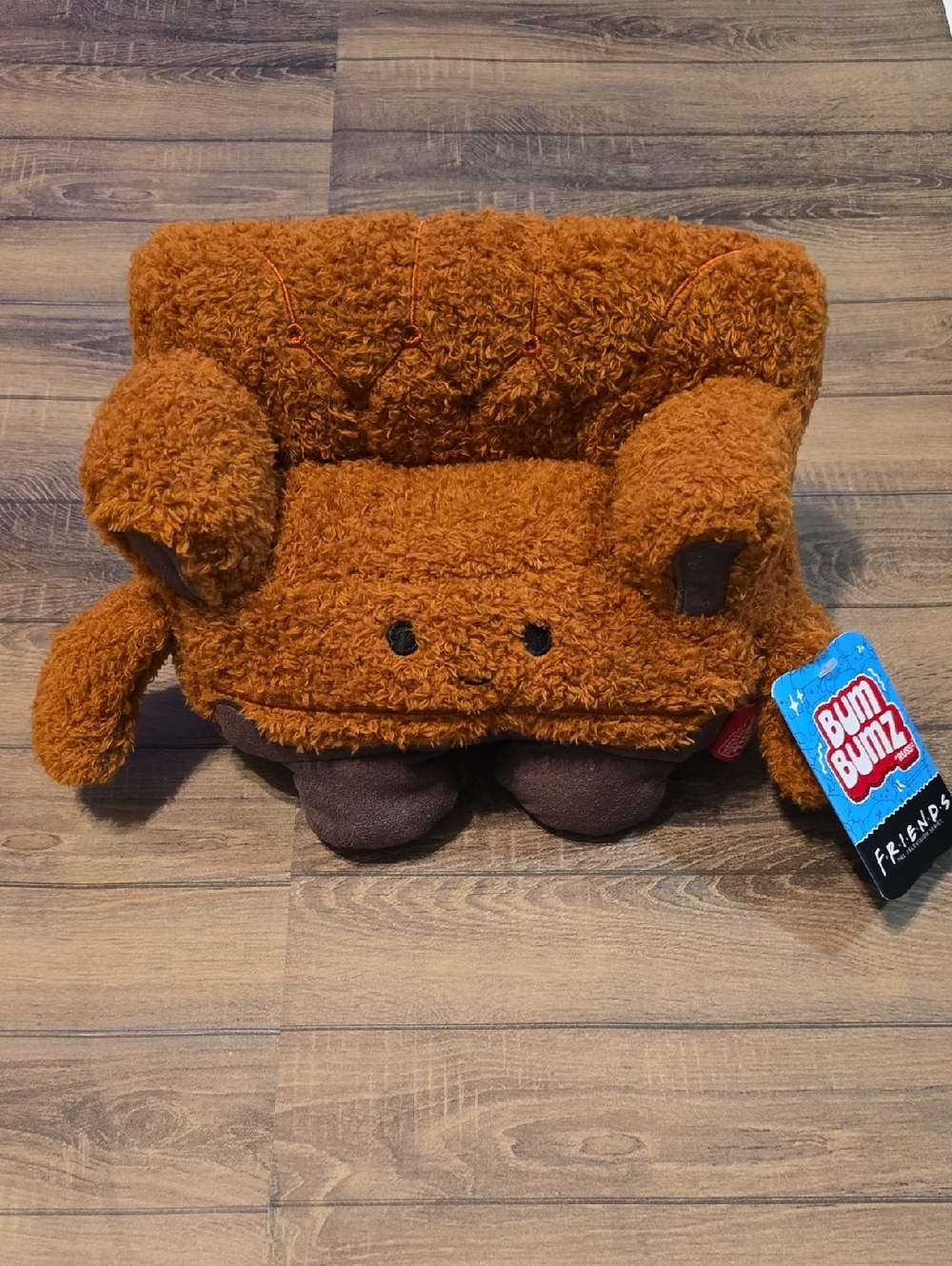 Bum Bumz Friends Plush Couch Toy - Rust Brown